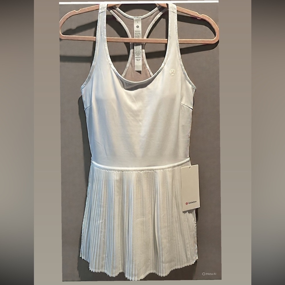 NWT lululemon White Athletic Dress